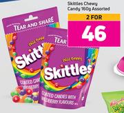 Skittles Chewy Candy Assorted-For 2 x 160g