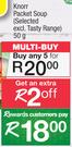 Knorr Packet Soup (Selected Excl.Tasty Range)-For Any 5 x 50g
