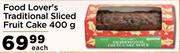 Food Lover's Traditional Sliced Fruit Cake- 400g
