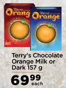 Terry's Chocolate Orange (Milk Or Dark) 157g- Each