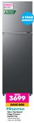 Hisense 154L Top Mount Fridge Freezer H225TTS