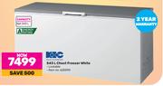 KIC 543L Chest Freezer White