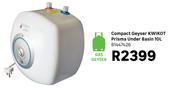 Kwikot 10L Prisma Under Basin Compact Geyser 81447426