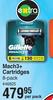 Gillette Mach3+ Cartridges 8 Pack-Per Pack