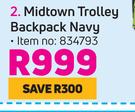Midtown Trolley Backpack Navy