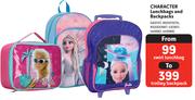 Character Lunch Bags & Backpacks