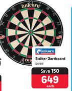 Unicorn Striker Dartboard-Each