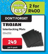 Trojan Interlocking Mats-Per 4 Pack