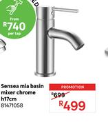 Sensea Mia Basin Mixer Chrome h17cm 81471058