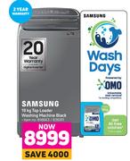 Samsung 19Kg Top Loader Washing Machine Black