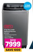 Defy 17Kg Top Loader Washing Machine DTL153