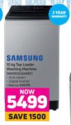 Samsung 10Kg Top Loader Washing Machine WA10CG454BY