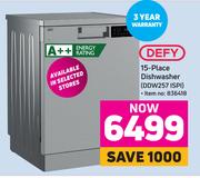 Defy 15 Place Dishwasher DDW 257 ISPI