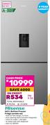 Hisense 463L Bottom Freezer Fridge H610BS-WD