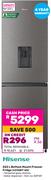 Hisense 222L Bottom Mount Freezer/Fridge H310BIT-WD