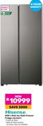 Hisense 508L Side By Side Freezer Fridge H670SIT