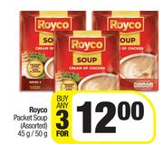 Royco Packet Soup Assorted-For 3 x 45g/50g