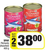 Spar Pilchards Assorted-For 2 x 400g