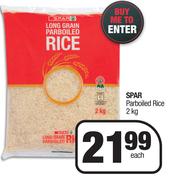 Spar Parboiled Rice-2Kg Each