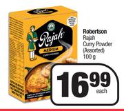 Robertson Rajah Curry Powder Assorted-100g Each