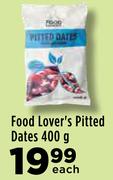 Food Lover's Pitted Dates-400g Each