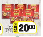 Royco Packet Soup (selected)-For Any 5 x 45g/50g