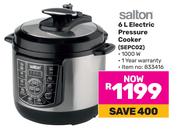 Salton 6L Electric Pressure Cooker SEPC02