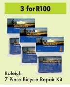 Raleigh 7 Piece Bicycle Repair Kit-For 3