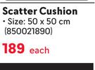 Home Living Scatter Cushion-Each