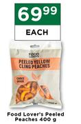 Food Lover's Peeled Peaches-400g Each