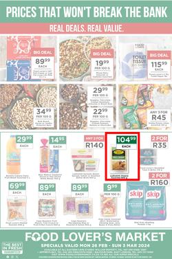 Food Lover's Market Eastern Cape : More Value For Only 50 Bucks (26 February - 03 March 2024), page 8