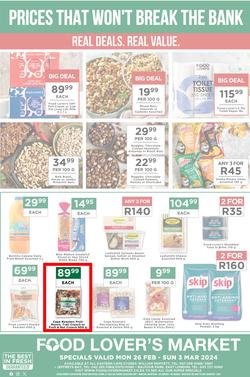 Food Lover's Market Eastern Cape : More Value For Only 50 Bucks (26 February - 03 March 2024), page 8
