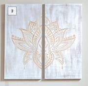 2-Piece Lotus Wall Art 850017662