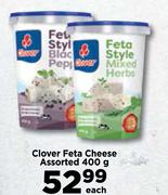 Clover Feta Cheese Assorted-400g Each