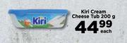 Kiri Cream Cheese Tub-200g Each