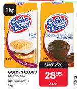 Golden Cloud Muffin Mix (All Variants)-1Kg Each