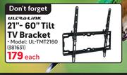 Ultra Link 21"-60" Tilt TV Bracket UL-TMT2160