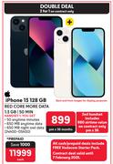 2 x Apple iPhone 13 128GB-On 1.3GB Red Core More Data