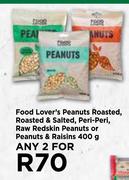Food Lover's Peanuts Roasted, Roasted & Salted-For Any 2 x 400g