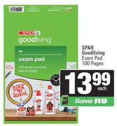 Spar Good Living Exam Pad 100 Pages-Each