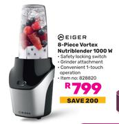Eiger 8-Piece Vortex Nutriblender 1000W