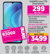 Huawei Nova Y70 Smartphone-On 1.2GB Red Top Up Core More Data
