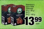 Robertson's Spice Refill (Selected)-64g/80g/84g/89g/100g Each