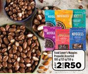 Food Lover's Nuggles Prepacks Assorted-For 2 x 100g/125g/150g
