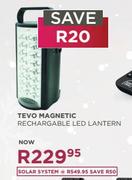 Tevo magnetic Rechargeable LED Lantern Solar System