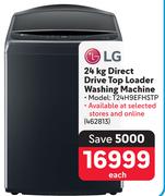 LG 24Kg Direct Drive Top Loader Washing Machine T24H9EFHSTP