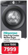 Hisense 8Kg/5Kg Combo Washer Dryer WD3Q8043BT