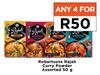 Robertsons Rajah Curry Powder Assorted-For Any 4 x 50g