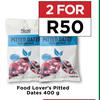Food Lover's Pitted Dates-For Any 2 x 400g