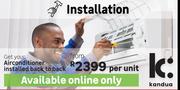 Kandua Airconditioner Installation (Back To Back)- Per Unit